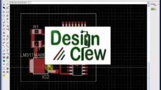 Cadsoft Eagle Schematic PCB and Autorouter Demo Tutorial Lesson 1 [upl. by Follansbee]