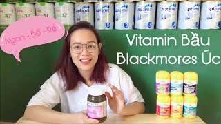 REVIEW Vitamin Tổng Hợp Cho Mẹ Bầu Blackmores Pregnancy Gold Úc 180 viên  AnnieBaby  0769845698 [upl. by Ahsikad413]