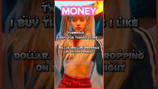 LISA  MONEYMoney song lyrics music song blackpink shortsfeed money kpopmusic trending kpop [upl. by Ruthi]