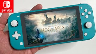 Hogwarts Legacy on Nintendo Switch LITE  Gameplay amp 1st Impressions [upl. by Ramiah]