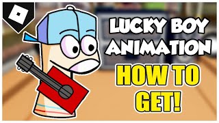 How to get LUCKY BOY ANIMATION  SHOWCASE in FUNKY FRIDAY ROBLOX [upl. by Annazor]