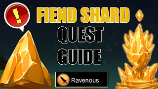 AQW Prime Fiend Shard Quest Guide Ravenous Forge Enhancement  And Side Quest Items [upl. by Christis]