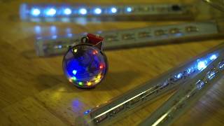 Reusing Meteor Light Microcontroller to Animate a DIY LED Medal [upl. by Hewart749]