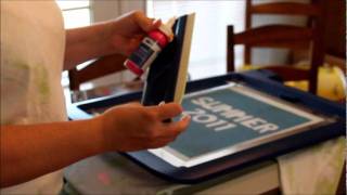 How to screen print with the Yudu Machine By ScrappinCricut [upl. by Anned379]