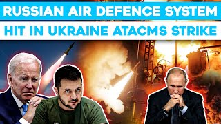 Russian Air Defence System Hit in Ukraine Atacms strike [upl. by Aneerbas]