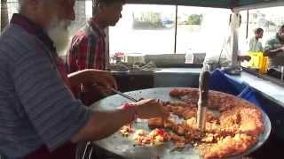 Krishna Pav Bhaji Stall Lunsiqui Navsari Gujarat India Vegetarian Indian Street Food [upl. by Tomasina]