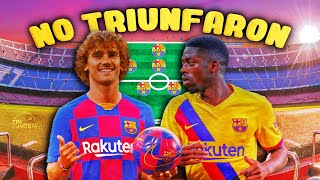 XI de jugadores en ACTIVO que no triunfaron en el BARÇA [upl. by Zingale991]