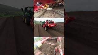 John Deere 6155R  Grimme CS150  Destoning [upl. by Steven]