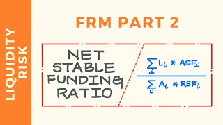 Net Stable Funding Ratio NSFR Explained  FRM Part 2  Liquidity Risk [upl. by Leseil]