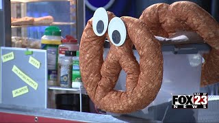 Video 2024 Tulsa State Fair FOX23 tries new food items [upl. by Natsyrk]