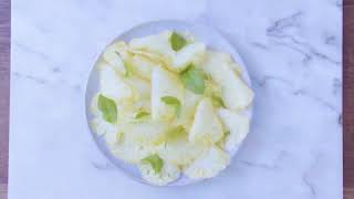 Recette Sportive  Carpaccio Ananas [upl. by Rede]