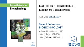 Basic Guidelines for Bacteriophage Isolation and Characterization [upl. by Zelle]