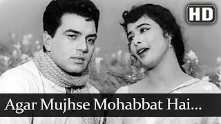 Agar Mujhse Mohabbat Hai HD  Aap Ki Parchhaiyan Song  Dharmendra  Supriya Choudhury [upl. by Enitsirhc]