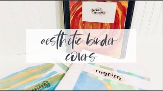 how to make aesthetic binder covers  studyfluff [upl. by Belamy]