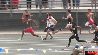 2017 TF  CIFss Prelims D1  100 Meters Boys 4 Heats 20D1 [upl. by Ekle405]