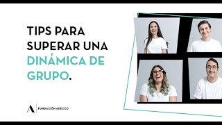 Tips para superar una dinámica de grupo [upl. by Caddric]