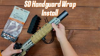 SD Handguard Wrap Installation guide  ColeTAC [upl. by Nnov739]