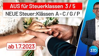 Zum 1 APRIL 🤣 AUS für die Steuerklassen 3 und 5 Änderungen für Ehegatten Ehegattensplitting [upl. by Hujsak]