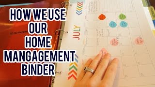 How We Use Our Home Management Binder [upl. by Berti]