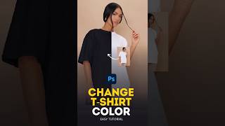 Change Tshirt color Photoshop easy tutorialtrending shortvideos reels popular shorts viral [upl. by Danialah28]