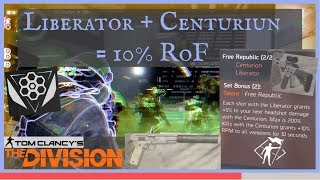 Liberator  Centurion  980 RPM LVOAC 182 The Division DZ PvP [upl. by Jeffrey]