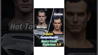 Custom Hot Toys Henry Superman head 20 hottoys custom superman henrycavill [upl. by Eniar]