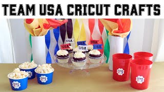 Cricut Crafts for the Summer Games and Team USA [upl. by Cordula923]