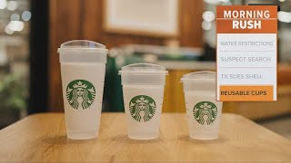 Starbucks testing reusable cups in California [upl. by Noitna204]