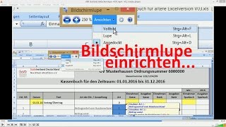 W0263 Bildschirmlupe einrichten und an Taskleiste anheften [upl. by Botzow]