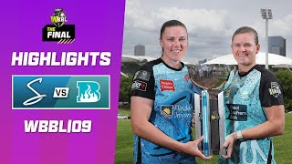 Adelaide Strikers v Brisbane Heat  Final  WBBL09 [upl. by Ardeahp]