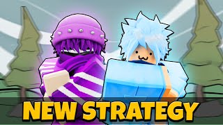 We found the NEW BEST DUELS STRATEGY in Roblox Bedwars [upl. by Atilahs]