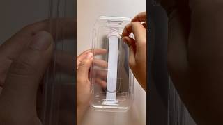 Effortless Spigen EZ Fit Tempered Glass Screen Protector Installation 💪Spigeniphone16proapple [upl. by Nivra]