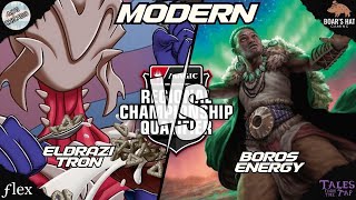 Eldrazi Tron VS Boros Energy MTG Modern [upl. by Dlarej]