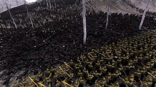 10000 ELVEN ARCHERS vs 50000 MORDOR ORCS [upl. by Hairej560]