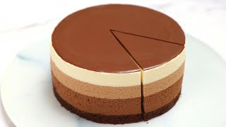 Triple chocolate mousse cake [upl. by Furie29]