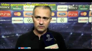 Bayern Munich vs Real Madrid 21 Jose Mourinho Post Match Interview 2012 Champions Leagueflv [upl. by Orips]