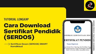 CARA DOWNLOAD SERTIFIKAT SERDOS DI SISTER DIKTI [upl. by Kamila301]