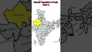 Natural Vegetation Of India Geography Part Twoytshorts shorts shortvideo [upl. by Isdnyl236]