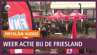 REPO Medewerkers De Friesland voeren weer actie tegen fusie [upl. by Nyltyak]