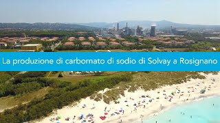 Spiagge bianche e stabilimento Solvay a Rosignano Italia [upl. by Sandry163]