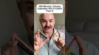 🎁 MCoBeauty Advent Calendar Swatches 💄 Part 2 adventcalendar [upl. by Deeyn]