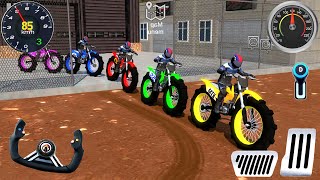 Extreme Motocross Bike Stunts 2  Offroad Outlaws Video mootor bikes game Android Gameplay [upl. by Retsek26]