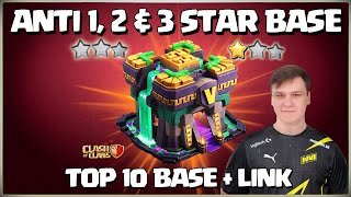 After Update 10 New Base Best Th14 War Base With Link 2024  Th14 War Base  Th14 New Base CWL coc [upl. by Swann]