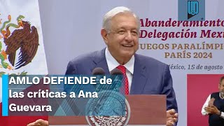 AMLO afirma que Ana Guevara es “medalla de bronce” en cuestionamientos y él se lleva el oro [upl. by Ayanaj316]