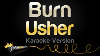 Usher  Burn Karaoke Version [upl. by Eldoria]