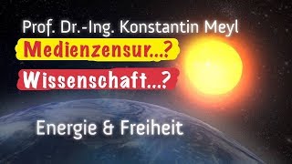 Prof Dr Ing Konstantin Meyl ► Medienzensur in der Wissenschaft ►NEUTRINOS ► ↓↓INFO▼▼↓↓ [upl. by Celik]