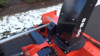 WoodMaxx SB60 PTO snow blower walk around videoSummer 2014 [upl. by Doi]