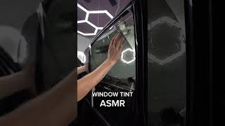 ASMR window tint viral trending asmr satisfying sounds cars [upl. by Trebreh439]