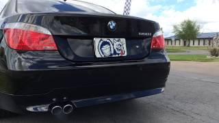 BMW 550i Exhaust sound [upl. by Sapienza]