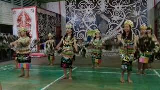 Tarian Gerak Sama Dayak Kenyah Kalimantan Utara [upl. by Shear]